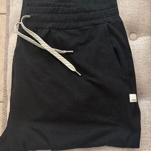 Vuori Charcoal Joggers with White Drawstring